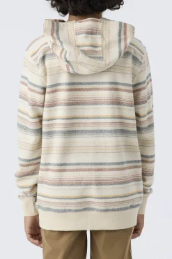 BOY'S BAVARO STRIPED PULLOVER FLEECE
