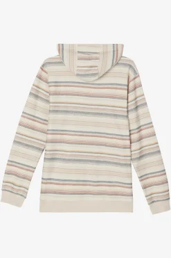 BOY'S BAVARO STRIPED PULLOVER FLEECE