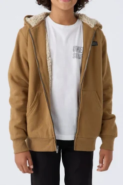 BOY'S FIFTY TWO HIGH PILE ZIP UP FLEECE