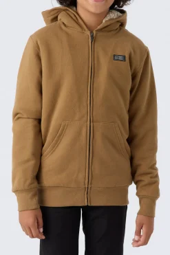 BOY'S FIFTY TWO HIGH PILE ZIP UP FLEECE