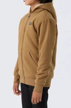 BOY'S FIFTY TWO HIGH PILE ZIP UP FLEECE