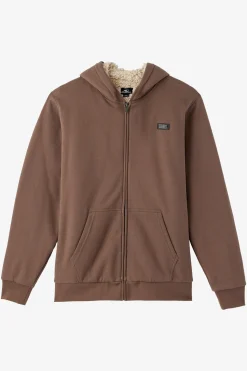 BOY'S FIFTY-TWO HIGH PILE LINED ZIP FLEECE