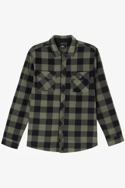 BOY'S GLACIER PLAID SUPERFLEECE SHIRT