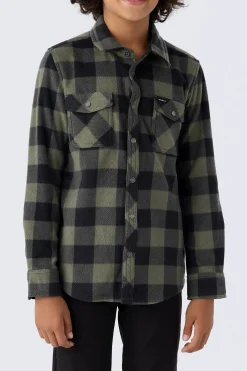 BOY'S GLACIER PLAID SUPERFLEECE SHIRT