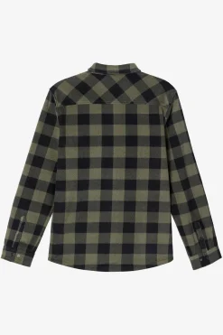 BOY'S GLACIER PLAID SUPERFLEECE SHIRT