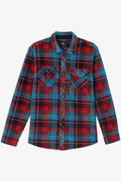 BOY'S GLACIER PLAID SUPERFLEECE SHIRT
