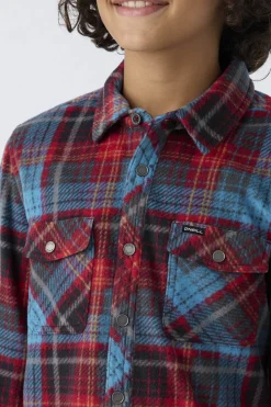 BOY'S GLACIER PLAID SUPERFLEECE SHIRT