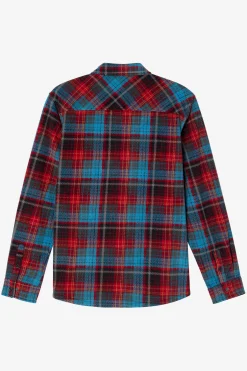 BOY'S GLACIER PLAID SUPERFLEECE SHIRT