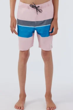 BOY'S HERMOSA BLOCK E-WAIST HYBRID SHORTS