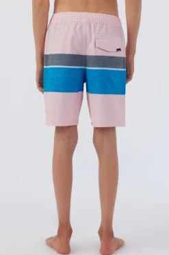 BOY'S HERMOSA BLOCK E-WAIST HYBRID SHORTS