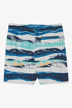 BOY'S HERMOSA ELASTIC WAIST 16" SWIM TRUNKS