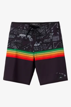 BOY'S HYPERFREAK HEAT HAWAII 17" BOARDSHORTS