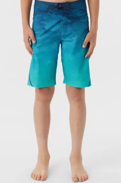 BOY'S HYPERFREAK HEAT S-SEAM FADE 18" BOARDSHORTS