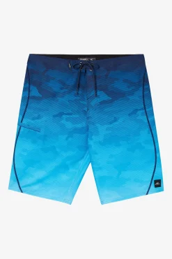 BOY'S HYPERFREAK HEAT S-SEAM FADE 18" BOARDSHORTS