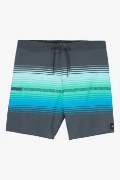 BOY'S HYPERFREAK HEAT STRIPE LINE 16" BOARDSHORTS