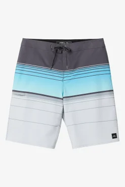 BOY'S HYPERFREAK HEAT STRIPE 17" BOARDSHORTS