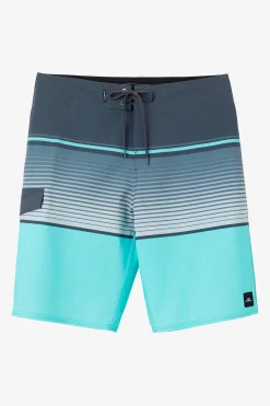 BOY'S LENNOX STRIPE 18" BOARDSHORTS