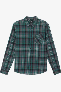 BOY'S REDMOND PLAID STRETCH FLANNEL SHIRT