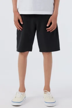BOY'S RESERVE HEATHER 18" HYBRID SHORTS