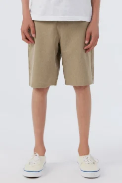 BOY'S RESERVE HEATHER 18" HYBRID SHORTS