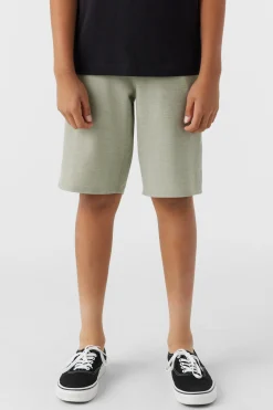 BOY'S RESERVE LIGHT CHECK 18" HYBRID SHORTS