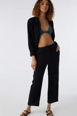 BRENDA CRINKLE DOUBLE GAUZE BEACH PANTS