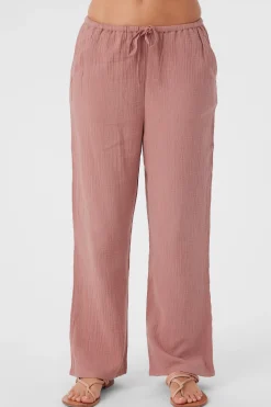 BRENDA CRINKLE DOUBLE GAUZE BEACH PANTS