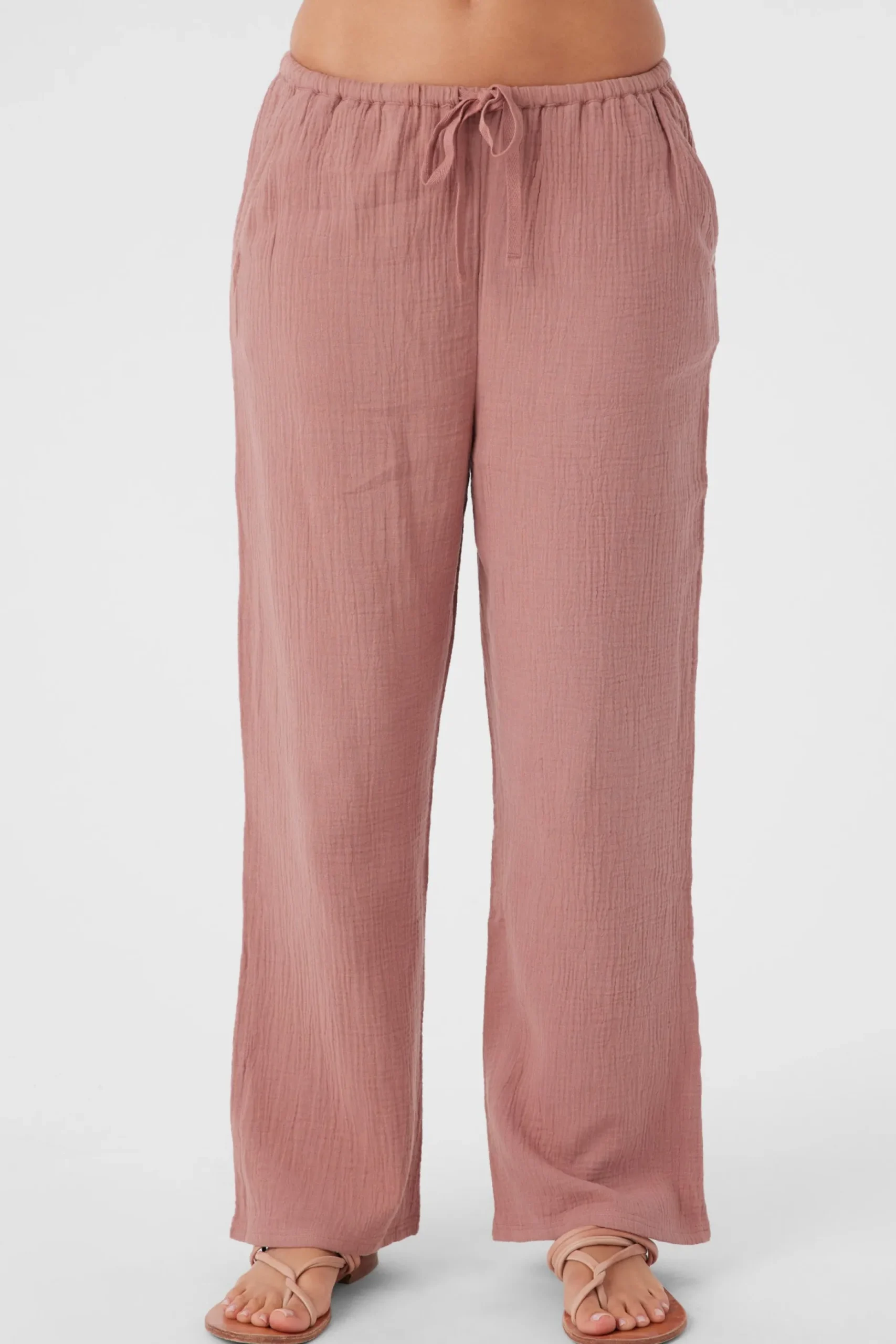 BRENDA CRINKLE DOUBLE GAUZE BEACH PANTS