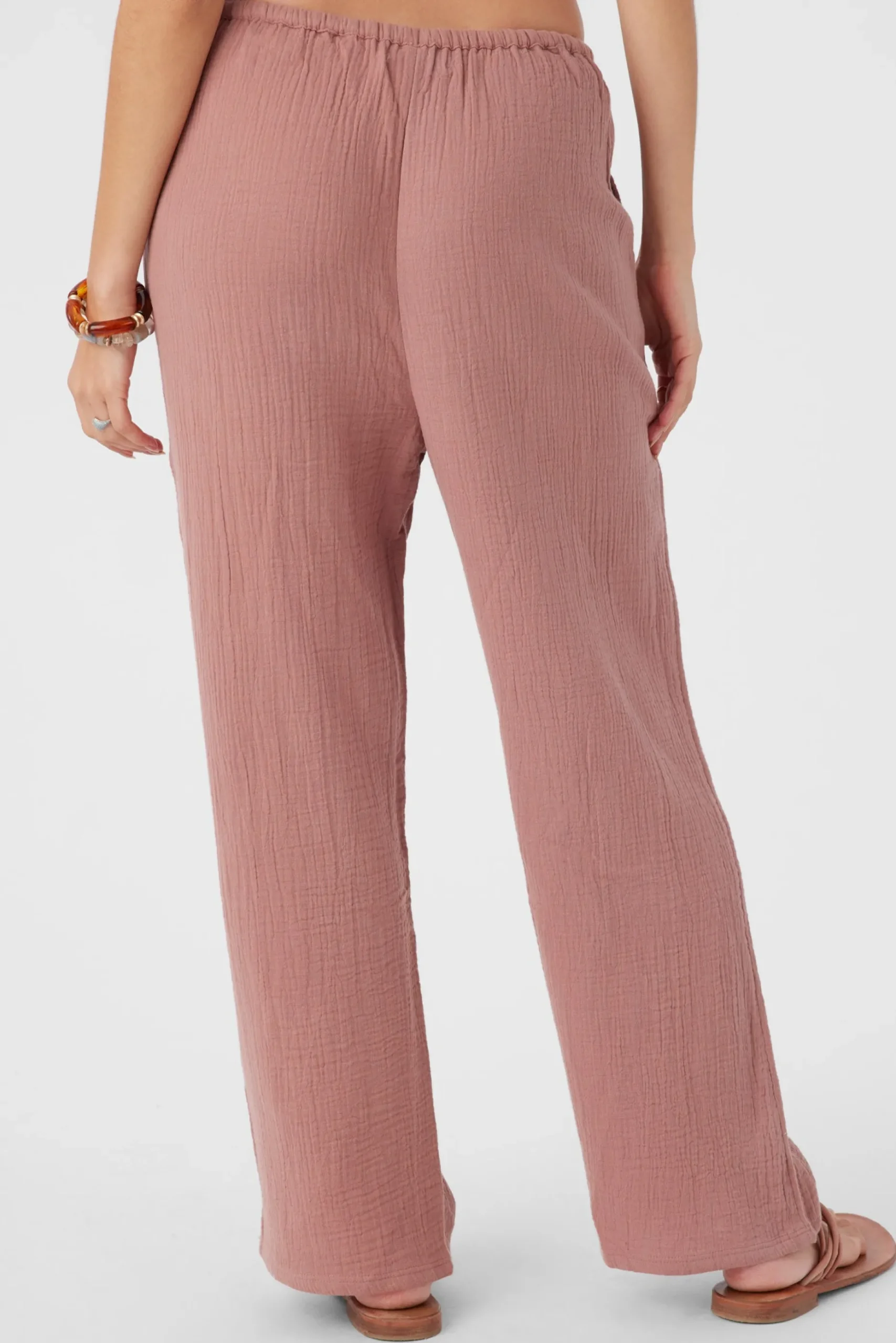 BRENDA CRINKLE DOUBLE GAUZE BEACH PANTS