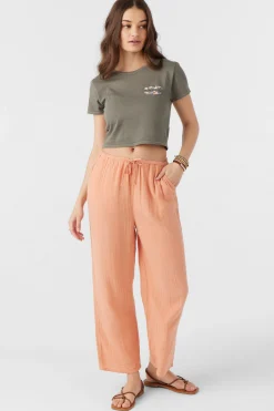 BRENDA CRINKLE DOUBLE GAUZE BEACH PANTS