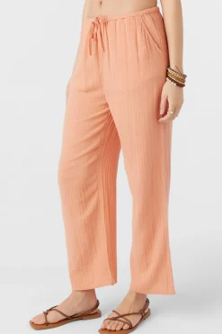BRENDA CRINKLE DOUBLE GAUZE BEACH PANTS