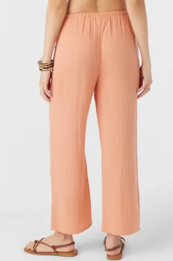 BRENDA CRINKLE DOUBLE GAUZE BEACH PANTS