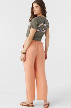 BRENDA CRINKLE DOUBLE GAUZE BEACH PANTS