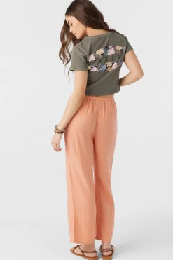 BRENDA CRINKLE DOUBLE GAUZE BEACH PANTS
