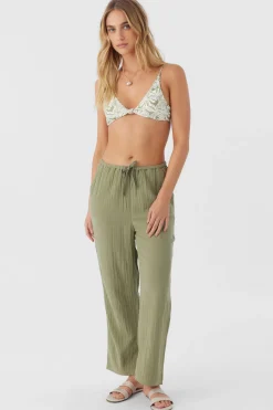 BRENDA CRINKLE DOUBLE GAUZE BEACH PANTS