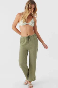 BRENDA CRINKLE DOUBLE GAUZE BEACH PANTS
