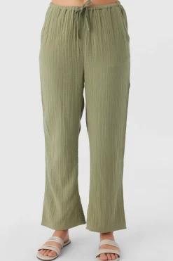 BRENDA CRINKLE DOUBLE GAUZE BEACH PANTS