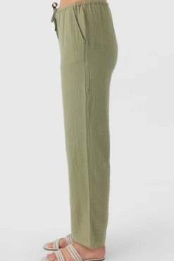 BRENDA CRINKLE DOUBLE GAUZE BEACH PANTS