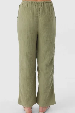 BRENDA CRINKLE DOUBLE GAUZE BEACH PANTS