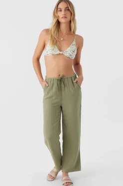 BRENDA CRINKLE DOUBLE GAUZE BEACH PANTS