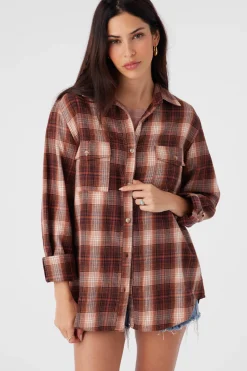 BROOKS FLANNEL OVERSIZED FIT SHIRT