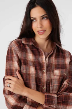 BROOKS FLANNEL OVERSIZED FIT SHIRT