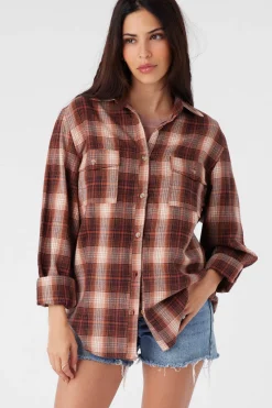 BROOKS FLANNEL OVERSIZED FIT SHIRT