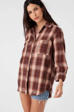 BROOKS FLANNEL OVERSIZED FIT SHIRT