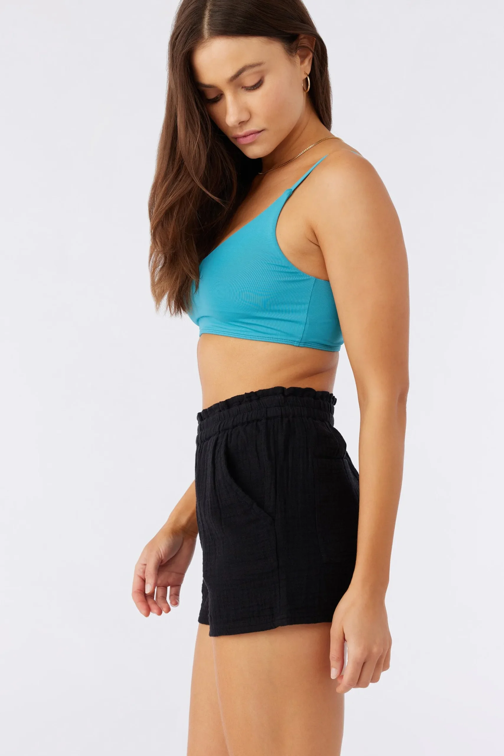 CARLA CRINKLE DOUBLE GAUZE BEACH SHORTS