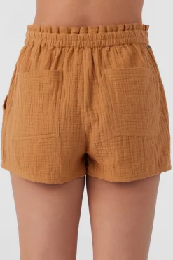 CARLA CRINKLE DOUBLE GAUZE BEACH SHORTS