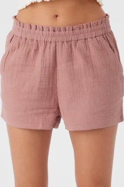 CARLA CRINKLE DOUBLE GAUZE BEACH SHORTS