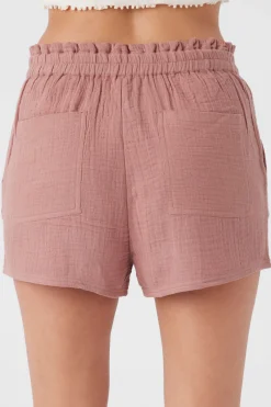 CARLA CRINKLE DOUBLE GAUZE BEACH SHORTS
