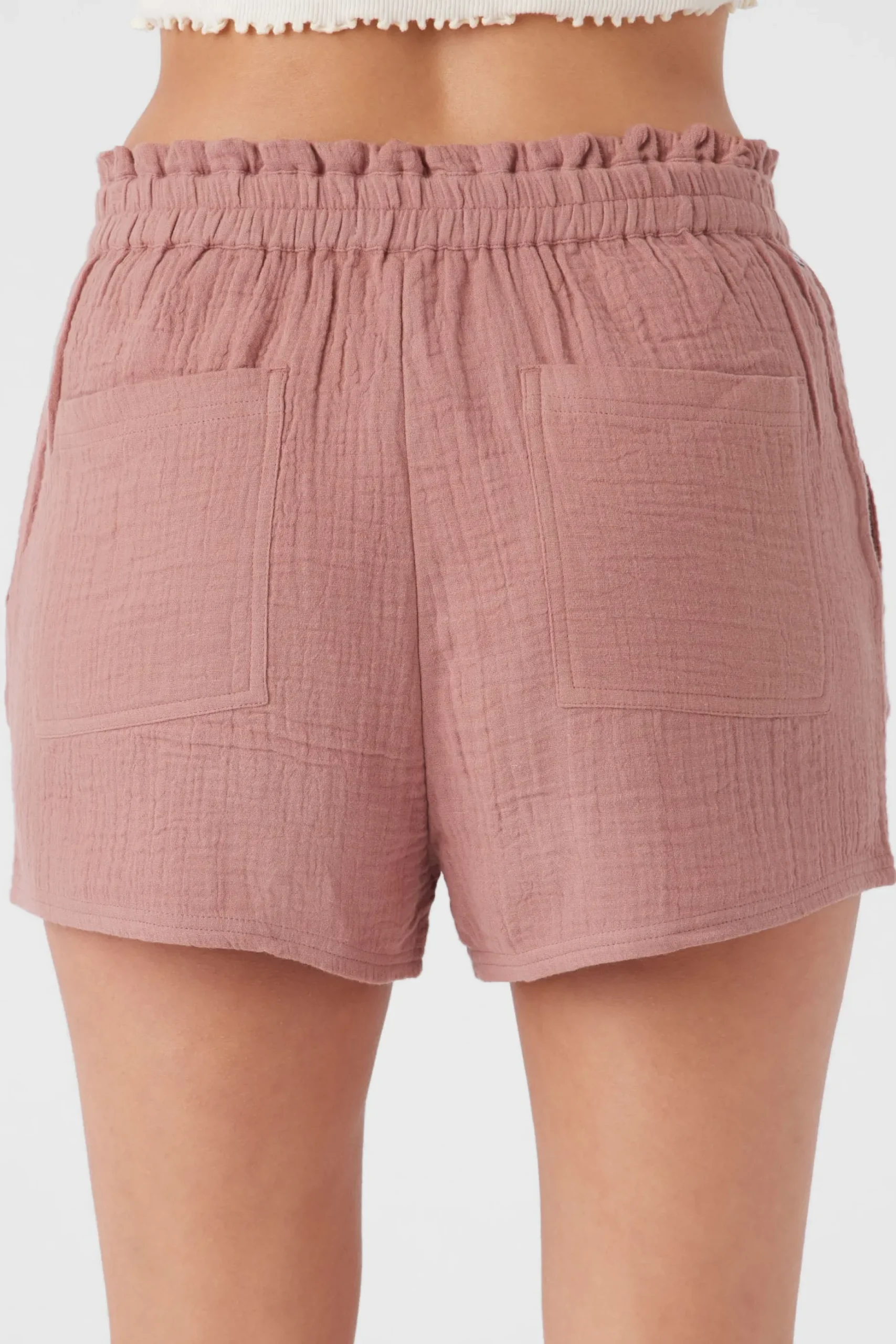 CARLA CRINKLE DOUBLE GAUZE BEACH SHORTS