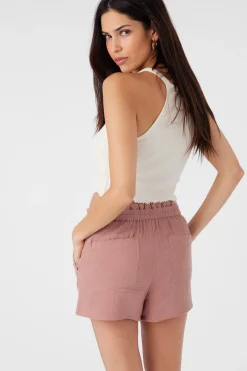CARLA CRINKLE DOUBLE GAUZE BEACH SHORTS